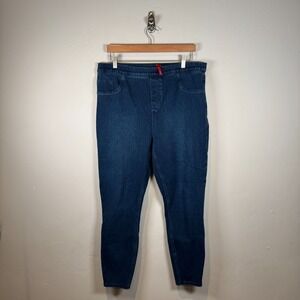 Spanx Jean-ish Ankle Legging Twilight Rinse Blue High Rise Size 2X Skinny 20018P